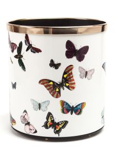 Fornasetti poubelle Butterfly - Blanc