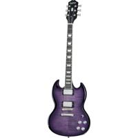 Epiphone SG Modern Figured Purple Burst elektrische gitaar met premium gigbag - thumbnail