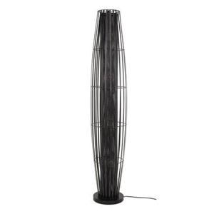 Giga Meubel - Vloerlamp Zwart Metaal - 29x29x150cm - Cylinder Mesh