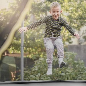 Trampoline Veiligheidsnet Vervanging Beschermende Netten Met Dubbel Gekoppelde Rits & Beschermende Gespen Diameter 366 cm