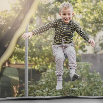 Trampoline Veiligheidsnet Vervanging Beschermende Netten Met Dubbel Gekoppelde Rits & Beschermende Gespen Diameter 366 cm