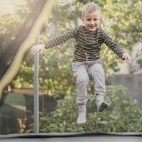 Trampoline Veiligheidsnet Vervanging Beschermende Netten Met Dubbel Gekoppelde Rits & Beschermende Gespen Diameter 366 cm - thumbnail