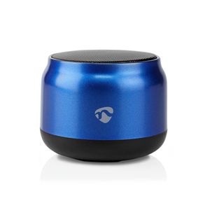 Nedis Bluetooth-Speaker | Maximale batterijduur: 4 uur | Handheld Ontwerp | 5 W | Mono | Ingebouwde microfoon | Koppelbaar | Blauw - SPBT1005BU