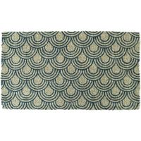 Fisura Deurmat Art Deco 70 X 40 Cm Kokosvezel/pvc Beige/blauw - thumbnail