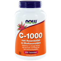 NOW C-1000 Rozenbottel & Bioflavonoïden Tabletten - thumbnail