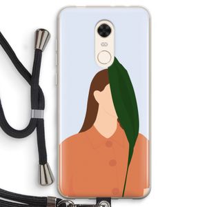 Leaf: Xiaomi Redmi 5 Transparant Hoesje met koord