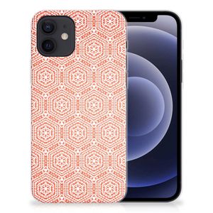 iPhone 12 | 12 Pro (6.1") TPU bumper Pattern Orange