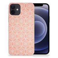 iPhone 12 | 12 Pro (6.1") TPU bumper Pattern Orange