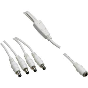 VOLTCRAFT Laagspannings-aansluitkabel Laagspanningsbus - Laagspanningsstekker 5.5 mm 2.5 mm 5.5 mm 2.5 mm 1.10 m 1 stuk(s)