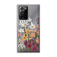 Painted wildflowers: Samsung Galaxy Note 20 Ultra / Note 20 Ultra 5G Transparant Hoesje
