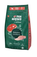 PAN MIĘSKO with herbs Beef with rabbit M - droog hondenvoer - 9kg