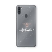 Be(e) kind: Samsung Galaxy A11 Transparant Hoesje