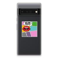 Google Pixel 6 Pro | Sillicone Back Cover | Popart Princess