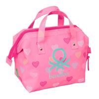Reistasje Benetton Heart Roze 26.5 x 17.5 x 12.5 cm