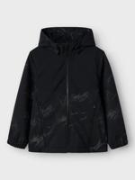 Name it winter softshell jas jongens - zwart - NkmAlf