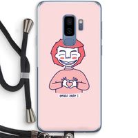 Hartje: Samsung Galaxy S9 Plus Transparant Hoesje met koord Hartje: Samsung Galaxy S9 Plus Transparant Hoesje met koord