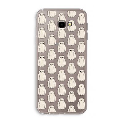 Uilen: Samsung Galaxy J4 Plus Transparant Hoesje