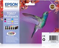 Epson Hummingbird Multipack 6-colours T0807 Claria Photographic Ink - thumbnail