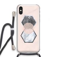 Creatieve toets: iPhone XS Transparant Hoesje met koord