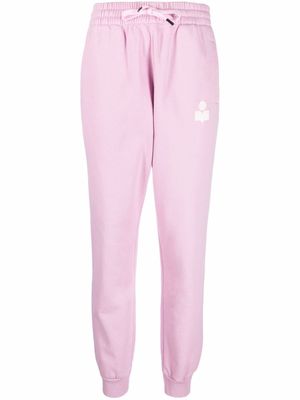 MARANT ÉTOILE pantalon de jogging à logo imprimé - Rose