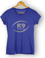 T-shirt Unisex Blauw - K9 Sportswear