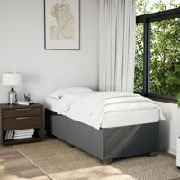 Bedframe zonder matras 90x190 cm stof donkergrijs