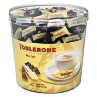 Chocolade toblerone mini's mix silo 904gr 113st