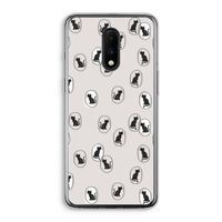 Miauw: OnePlus 7 Transparant Hoesje