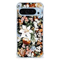 Case voor Google Pixel 9 | 9 Pro Dark Flowers
