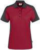 Hakro 239 Women's polo shirt Contrast MIKRALINAR® - Burgundy/Anthracite - 2XL