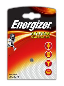 Energizer SR66/SR626 SW 1,55V knoopcel 377/376 blister