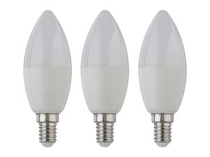 LIVARNO home LED-Lampen (Kaarsvorm 6W E14 3 stuks)