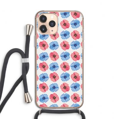 Klaproosjes: iPhone 11 Pro Transparant Hoesje met koord
