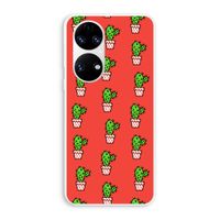 Mini cactus: Huawei P50 Transparant Hoesje Mini cactus: Huawei P50 Transparant Hoesje