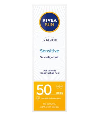 Nivea Sun sensitive face SPF50
