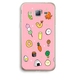 Happy bento friends: Samsung Galaxy J3 (2016) Transparant Hoesje