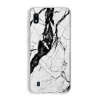 Witte marmer 2: Samsung Galaxy A10 Transparant Hoesje
