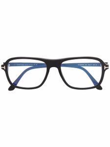 TOM FORD Eyewear lunettes de vue FT5806B à monture rectangulaire - Noir