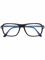 TOM FORD Eyewear lunettes de vue FT5806B à monture rectangulaire - Noir