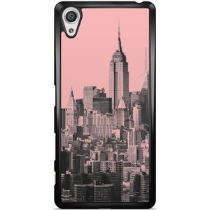 Sony Xperia X hoesje - NYC in pink