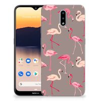Nokia 2.3 TPU Hoesje Flamingo - thumbnail