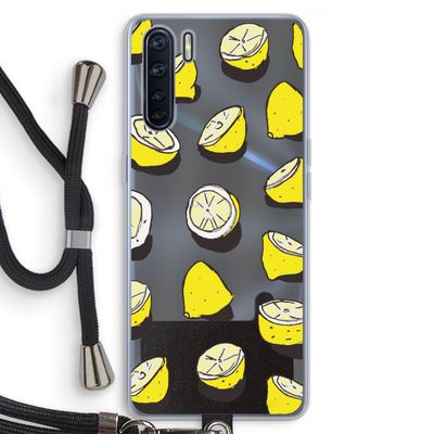 When Life Gives You Lemons...: Oppo A91 Transparant Hoesje met koord