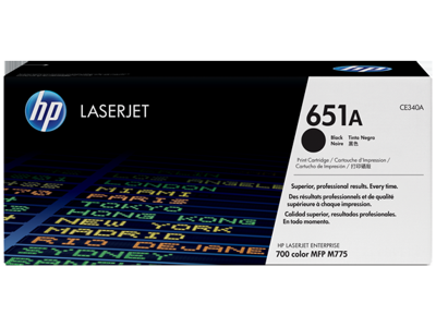 HP 651A toner zwart HP 651A toner zwart