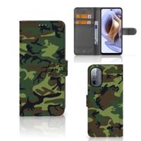 Motorola Moto G31 | G41 | Telefoon Hoesje | Army Dark