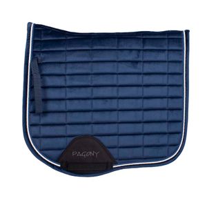 Pagony Work Velours zadeldek blauw maat:vs cob