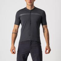 Castelli Unlimited Allroad korte mouw fietsshirt donkergrijs heren L