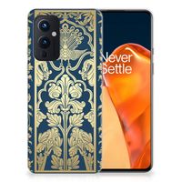 OnePlus 9 TPU Case Beige Flowers - thumbnail