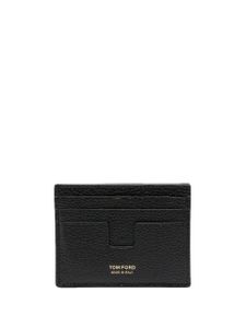 TOM FORD porte-cartes à logo imprimé - Noir