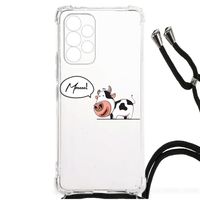 Samsung Galaxy A53 Stevig Bumper Hoesje Cow