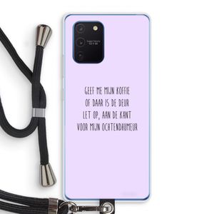 Ochtendhumeur: Samsung Galaxy Note 10 Lite Transparant Hoesje met koord